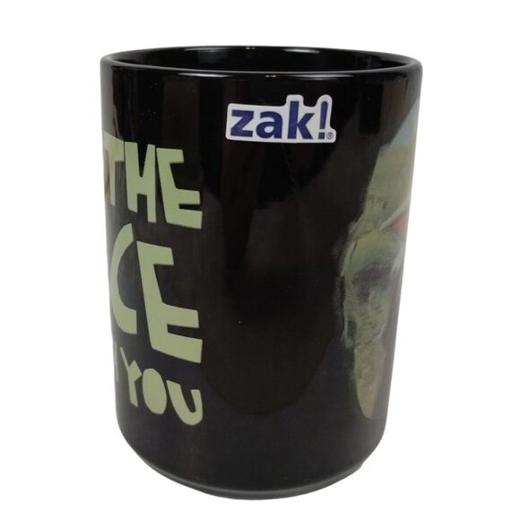 Star Wars Baby Yoda 15oz Ceramic Mug By Zak! - May The Force Be With You Design - Picture 3 of 5